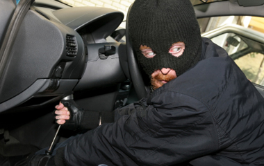 Burglary inside a car